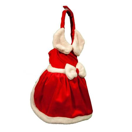 Imagem de Vestido De Natal Para Cachorro Vermelha - Tam. M