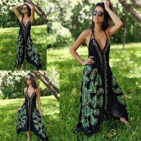 Vestido indiano com pontas sales