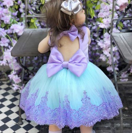 Vestido lilás sereia kukie infantil meninas 6 a 11 anos kukiê - Vestido  Infantil - Magazine Luiza