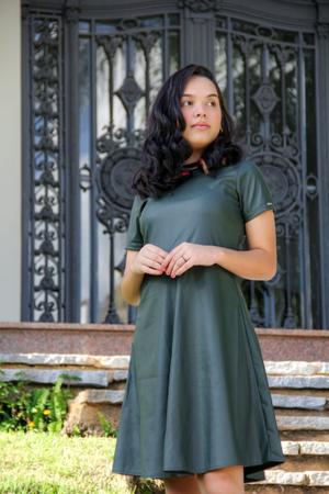 Vestido material cheap sintético