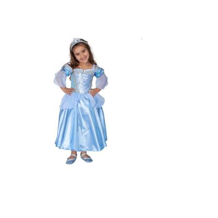 Vestido Fantasia Infantil Aurora Bela Adormecida Princesa