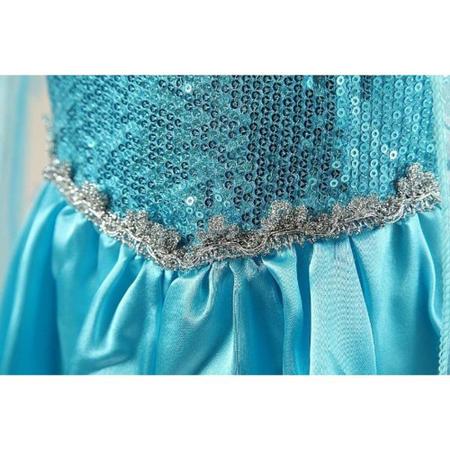 Fantasia Frozen Princesa Elsa Infantil Pop Vestido - Extra Festas