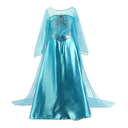 Imagem de Vestido Fantasia Infantil Frozen Elsa