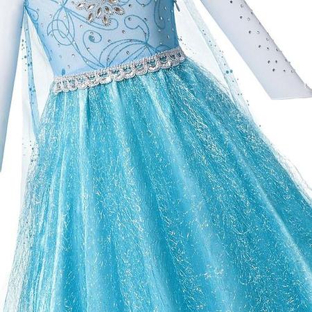 Vestido Frozen Luxo Elsa