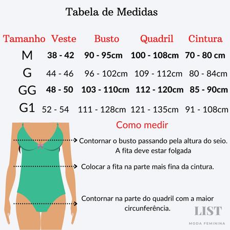 Como medir e vestir