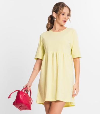 Imagem de Vestido Feminino Liso Select Amarelo