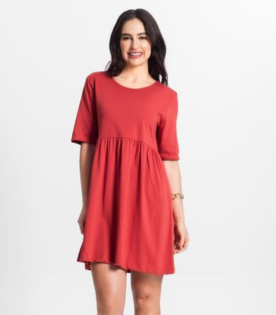 Imagem de Vestido Feminino Liso Select Marrom