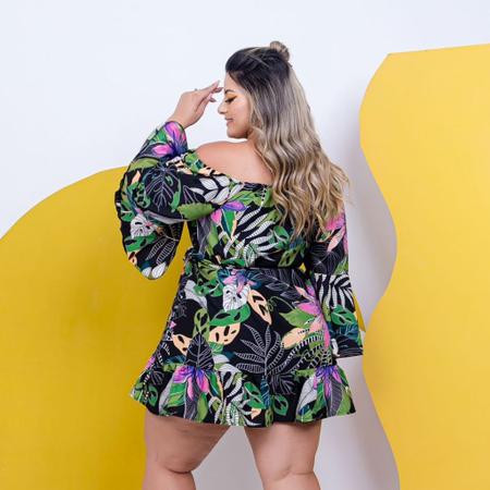 Vestido Feminino Plus Size Roupa Feminina Moda Plus size Bellucy