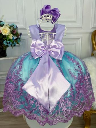 Vestido sereia cheap 1 ano