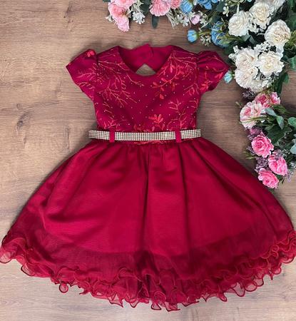 Vestido de festa store da moranguinha