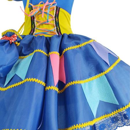 vestido festa infantil vestido festa vestido festa infantil princesa luxo  azul marinho realeza - Busca na FantasiAdoro - Junina. Festa e Fantasia