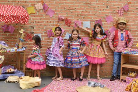Vestido Festa Junina Infantil S o Jo o Caipira 650 BAMBOL