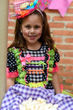 Imagem de Vestido Festa Junina Infantil - São João - Caipira - 758