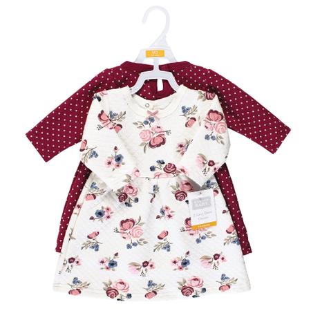 Imagem de Vestido Hudson Baby para bebês e meninas de algodão de 9 a 12 meses