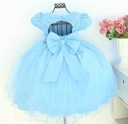 Vestido Infantil Cinderela Azul Cinto Pérolas Luxo Princesas - Temáticos  Luxo - Vestido Infantil - Magazine Luiza