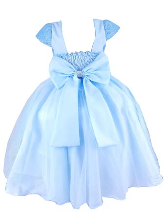 Vestido Infantil Azul Daminha Cinderela Aniversário Festa Princesa Frozen 1  Ao 3 Luxo - Baby's - Vestido Infantil - Magazine Luiza