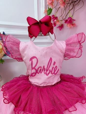 Vestido Infantil Barbie Menina