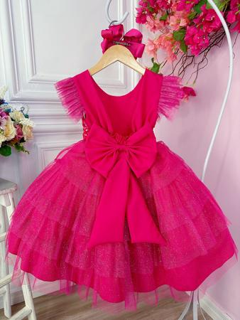 Vestido Infantil Barbie Pink - SACOLA DO BEBÊ