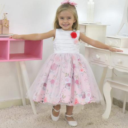 Vestido formatura infantil branco sales