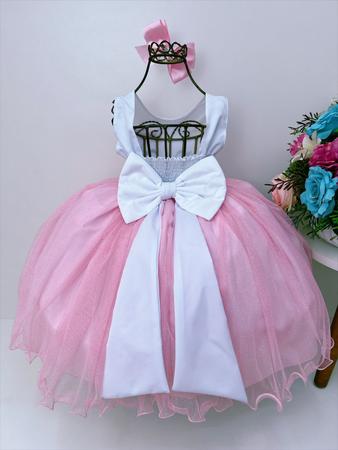 Oblee Marketplace  Vestido Infantil Princesa Temático Chuva De  Benção-Chuva de amor-Nuvem Azul