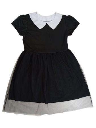 Imagem de Vestido Infantil Com Tule Temático Fantasia Halloween