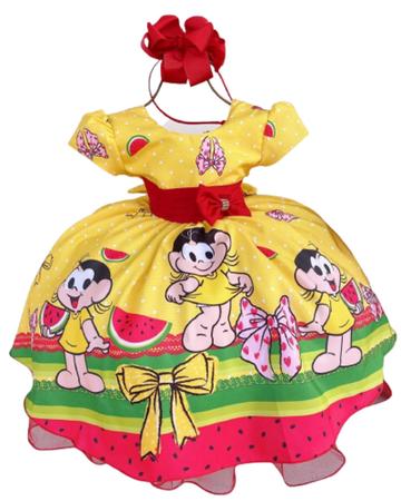 Imagem de Vestido Infantil da Magali Amarelo