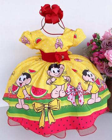 Imagem de Vestido Infantil da Magali Amarelo