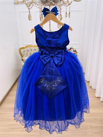 Vestido azul cheap royal infantil