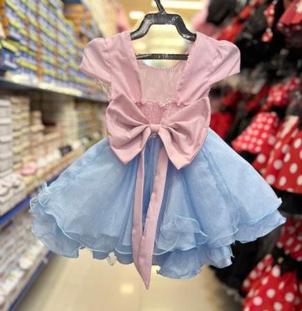 Vestido chuva de amor azul 2025