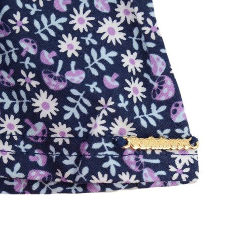 Vestido Infantil Feminino Carinhoso Floral ML Marinho 1000