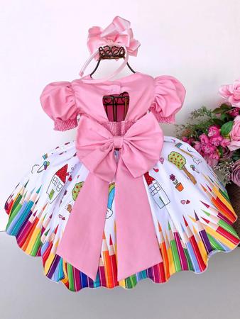 Vestido formatura cheap educação infantil
