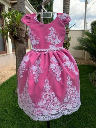 Vestido infantil hot sale tafeta