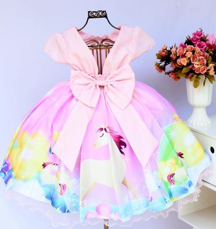 Vestidos de cheap festa unicornio