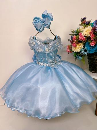 Fantasia Vestido Elsa Frozen Som e Luz com Capa