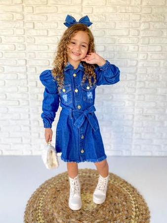 Vestido jeans cheap para casamento