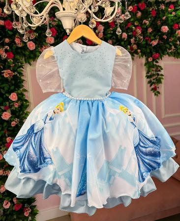 Vestido tematico cinderela sales