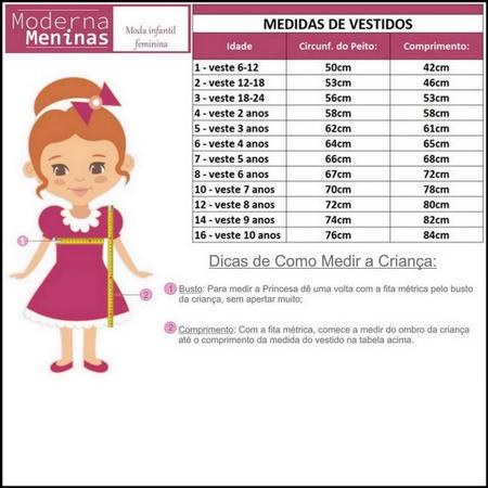 Vestido Infantil Lilás Sofia - Menina 6 Meses a 10 Anos - Moderna Meninas -  Vestido Infantil - Magazine Luiza