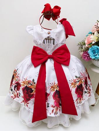 Vestido para hotsell florista vermelho