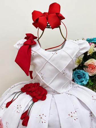 Vestido Infantil de Festa de Aniversário Formatura Princesa e Florista