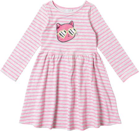 Vestido malwee infantil manga hot sale longa