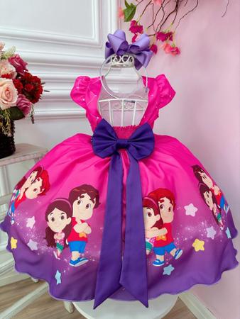 Vestido Princesa Sofia Festa Infantil Luxo - Perollas Kids