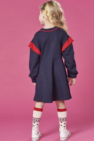 Imagem de Vestido Infantil Menina Kukiê Hey em Moletom Inverno