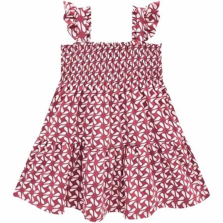 Vestido infantil com pregas best sale na saia