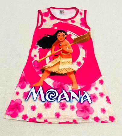 Vestido Trapézio Moana Bebê 2 Anos - PopKids Store Moda Infantil