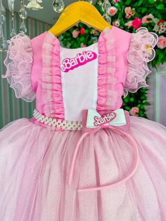 Vestido Princesa Belli Tematico Barbie Girls - Roupa Infantil