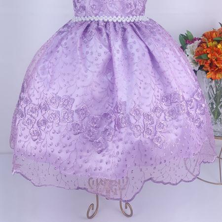 Vestido Infantil Lilás Social Princesa Sofia Rapunzel 1 A 3 - Baby's -  Vestido Infantil - Magazine Luiza