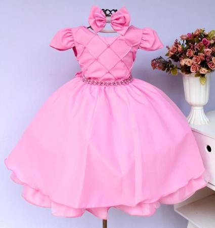 Vestido Princesa Sofia Pimenta Rosa - Pingo de Gente Baby Kids