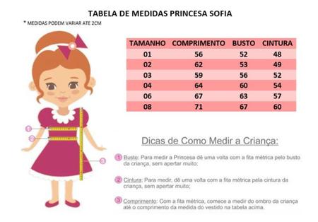 Imagem de Vestido Infantil Princesa Sofia Lilás C/ Cinto de Pérolas