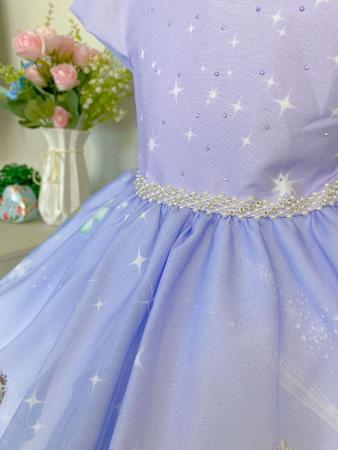 Imagem de Vestido infantil Princesinha Sofia luxo Temático