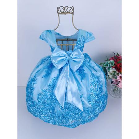 Vestido Infantil Festa Luxo Princesa Cinderela Realeza